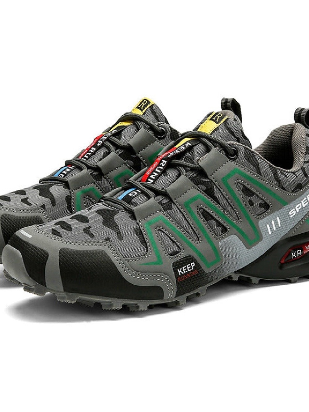 Men’s waterproof hiking shoes- lightweight, non slip grip for trekking - Picture 1 of 6